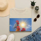 3 Rooster Sun T-Shirt