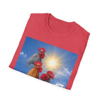 3 Rooster Sun T-Shirt