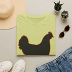 Hen Silhouette Black T-Shirt