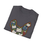 Hen Silhouette Books V T-Shirt