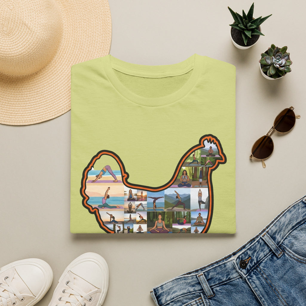 Hen Silhouette Yoga V T-Shirt