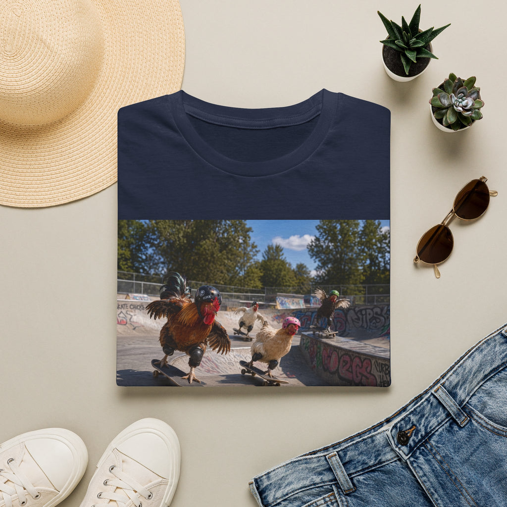 Chickens Shredding at the Skate Park T-Shirt
