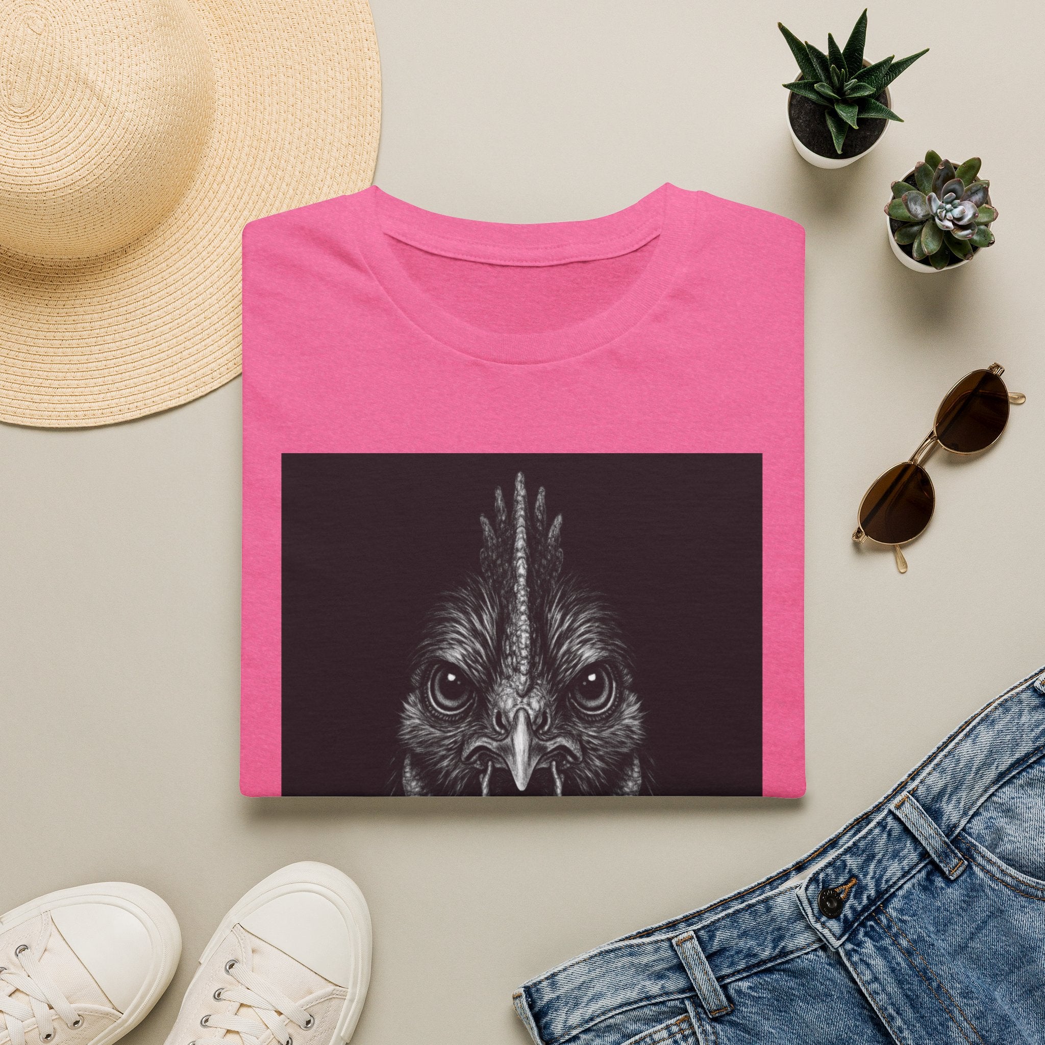 Chicken Face Straight T-Shirt