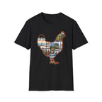 Hen Silhouette Yoga V T-Shirt