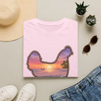 Hen Silhouette Beach V T-Shirt