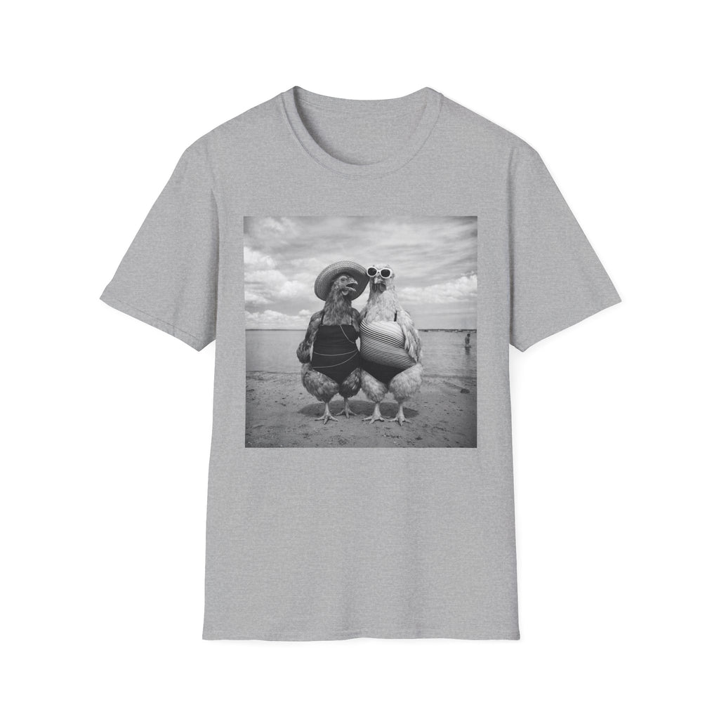 Day at the Beach B&W T-Shirt
