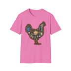 Hen Silhouette Coffee V T-Shirt