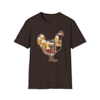 Hen Silhouette Beer V T-Shirt