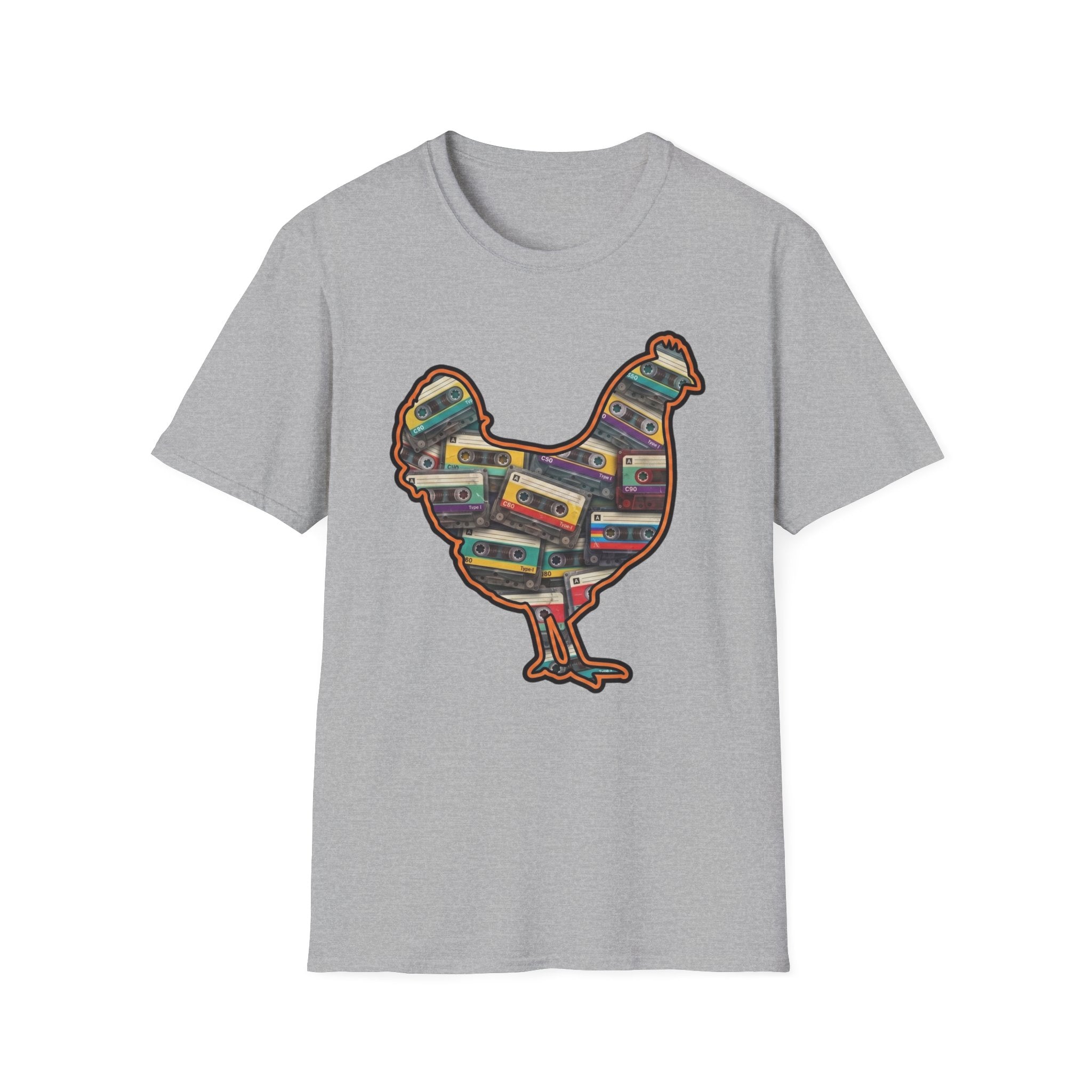 Hen Silhouette Cassettes T-Shirt