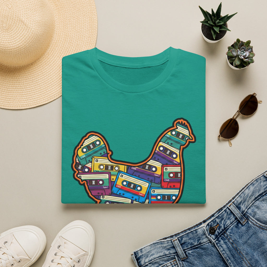 Hen Silhouette Cassettes V T-Shirt