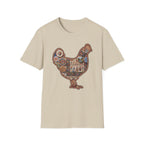 Hen Silhouette Needlepoint T-Shirt
