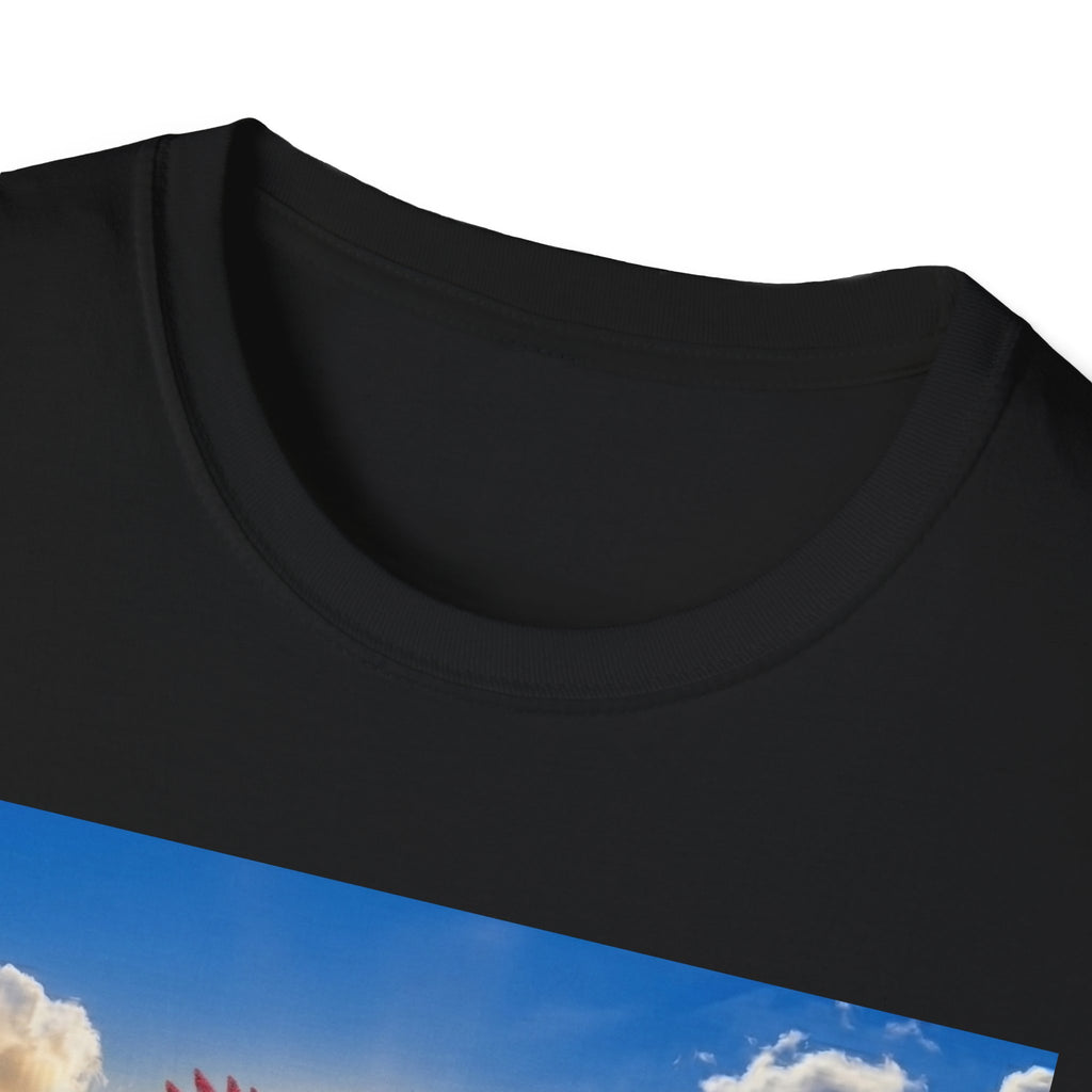 3 Rooster Sunrise Barn T-Shirt