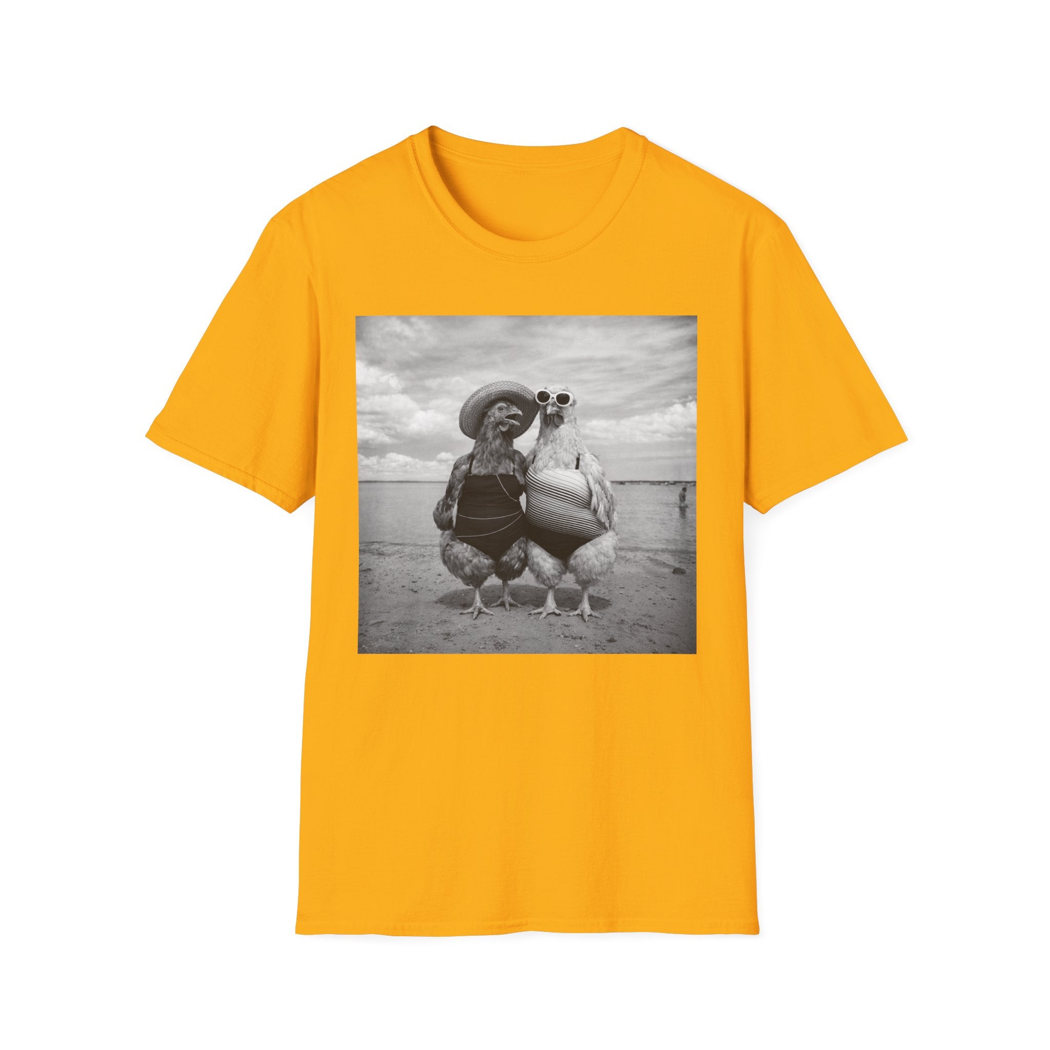 Day at the Beach B&W T-Shirt