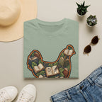 Hen Silhouette Books T-Shirt