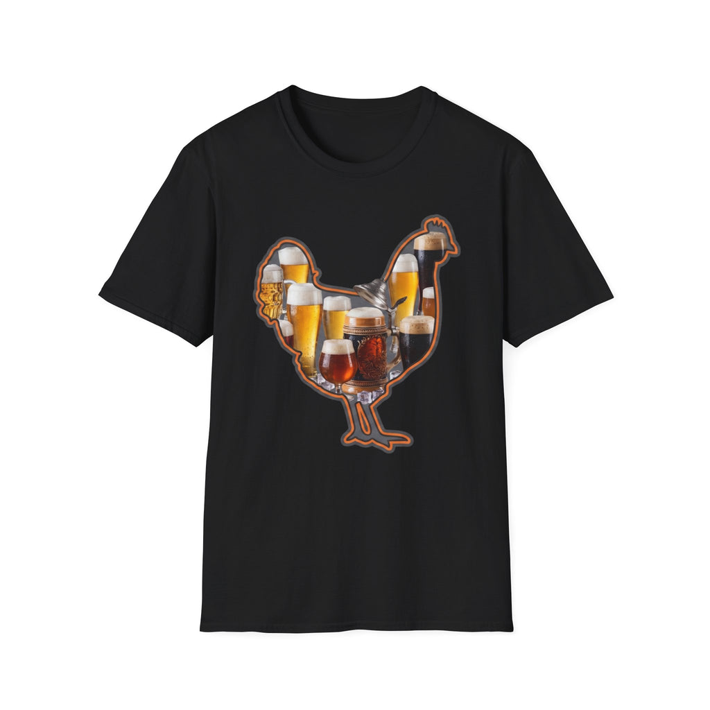 Hen Silhouette Beer T-Shirt
