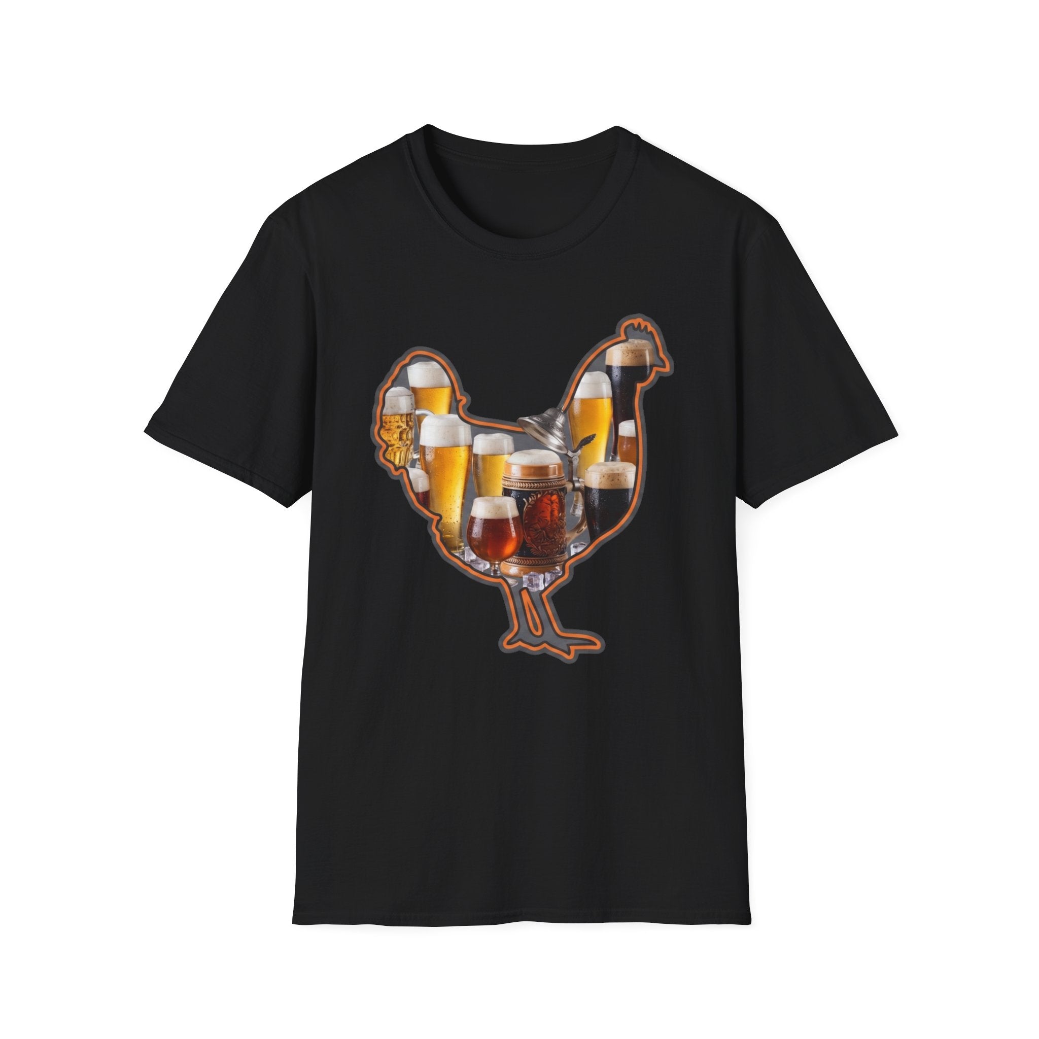 Hen Silhouette Beer T-Shirt