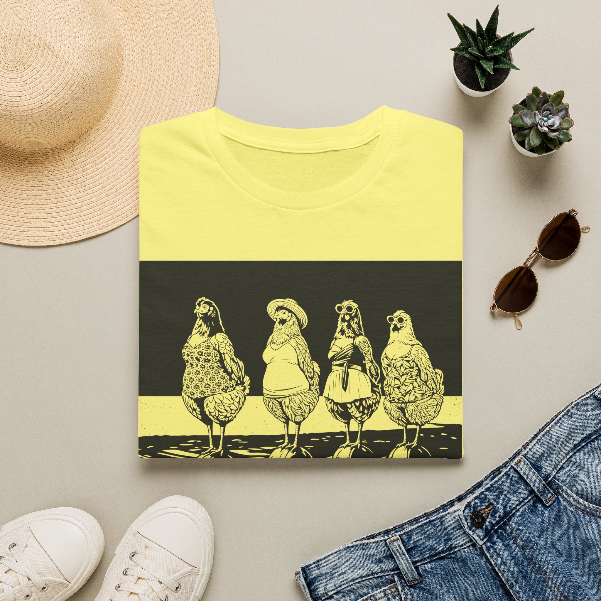 Beach Ball Hens Dark T-Shirt