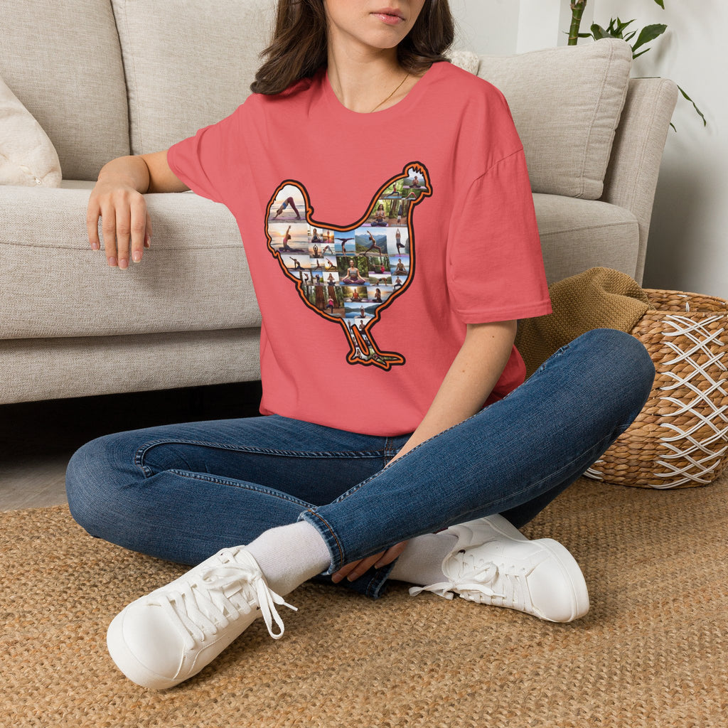 Hen Silhouette Yoga T-Shirt