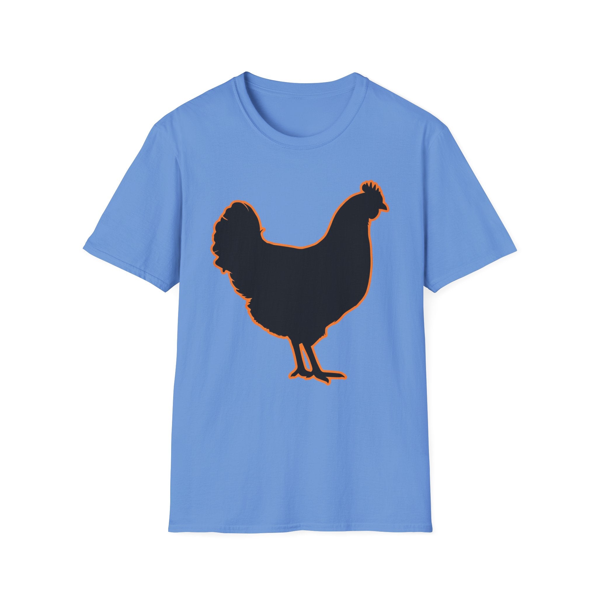 Hen Silhouette Black T-Shirt