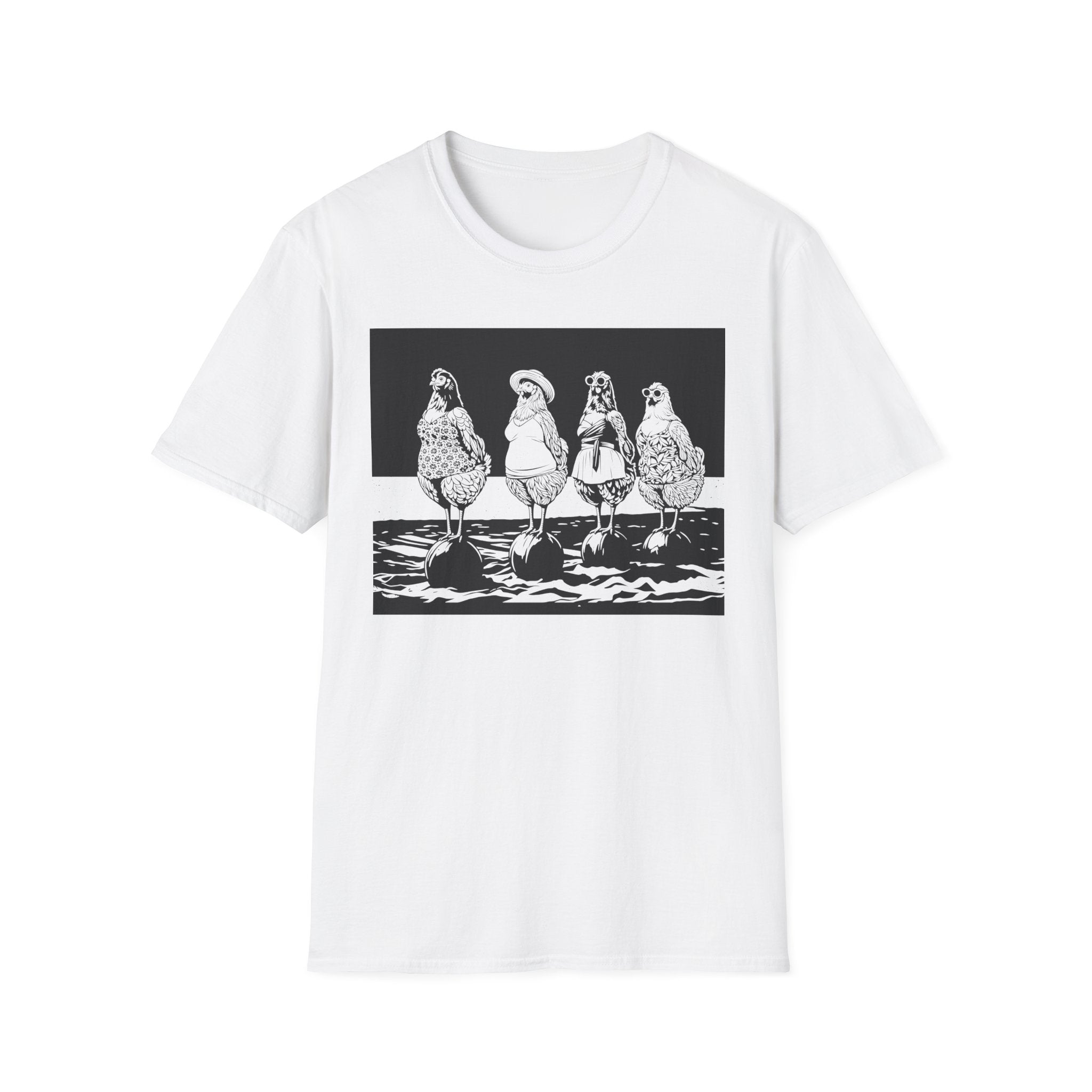 Beach Ball Hens Dark T-Shirt