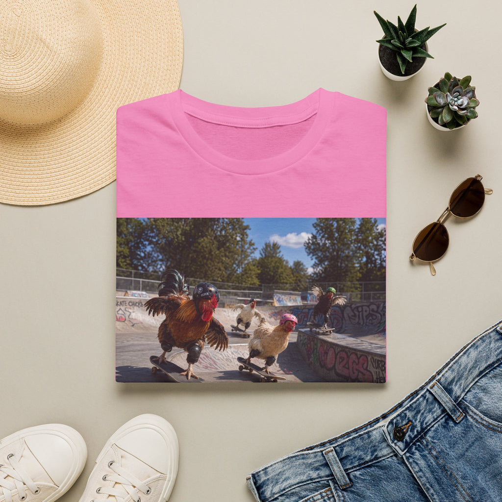 Chickens Shredding at the Skate Park T-Shirt