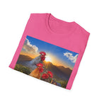 3 Rooster Sunrise Barn T-Shirt