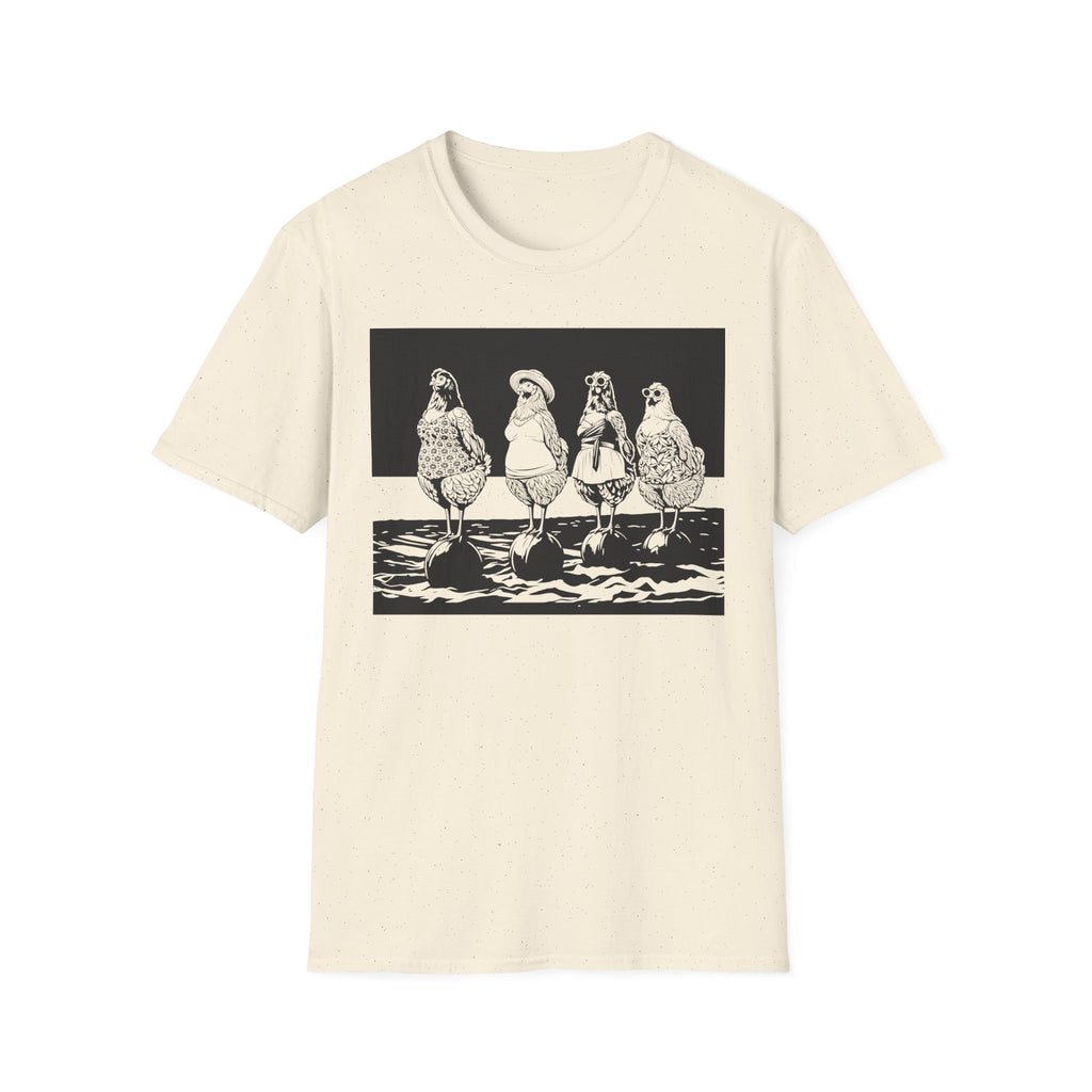 Beach Ball Hens Dark T-Shirt