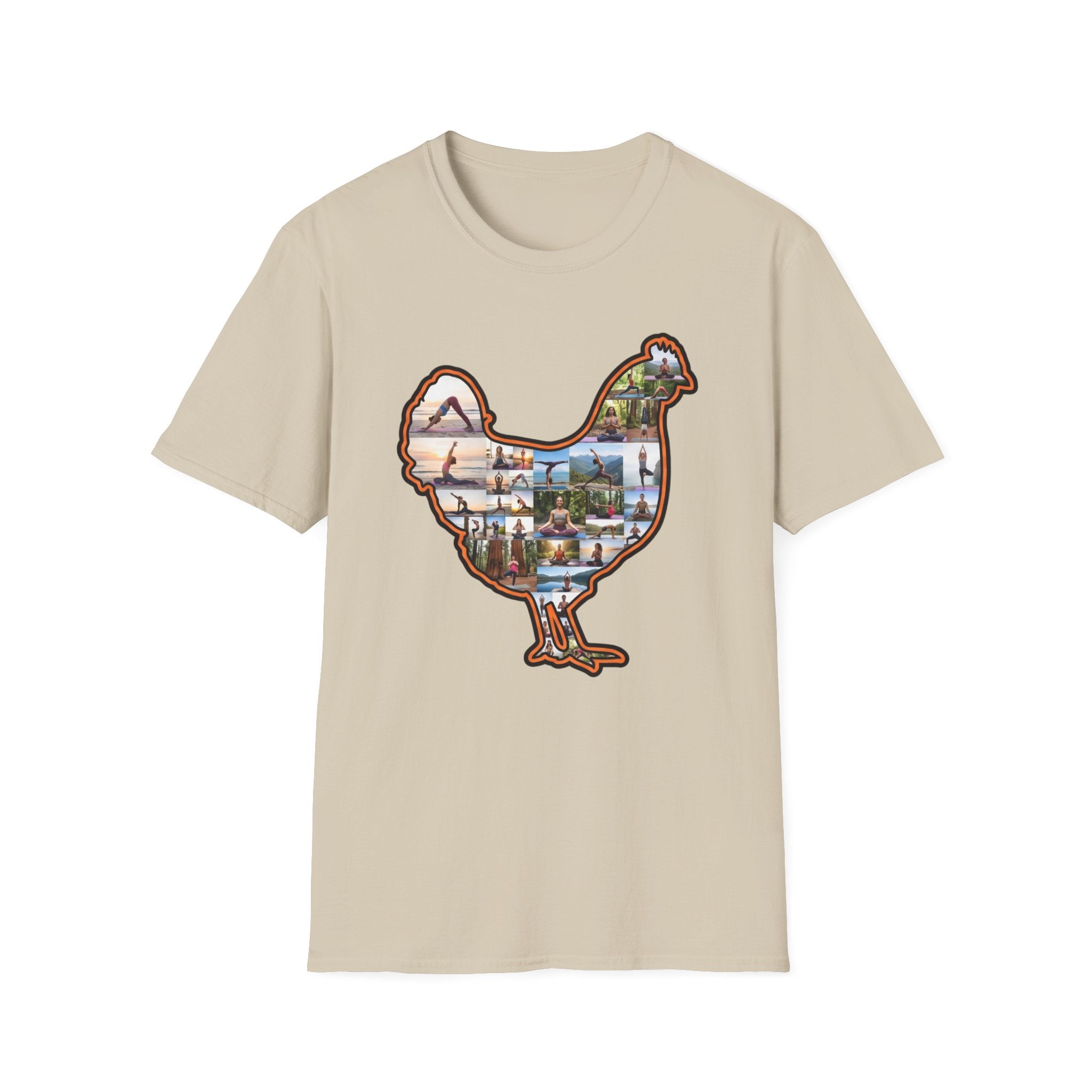 Hen Silhouette Yoga T-Shirt
