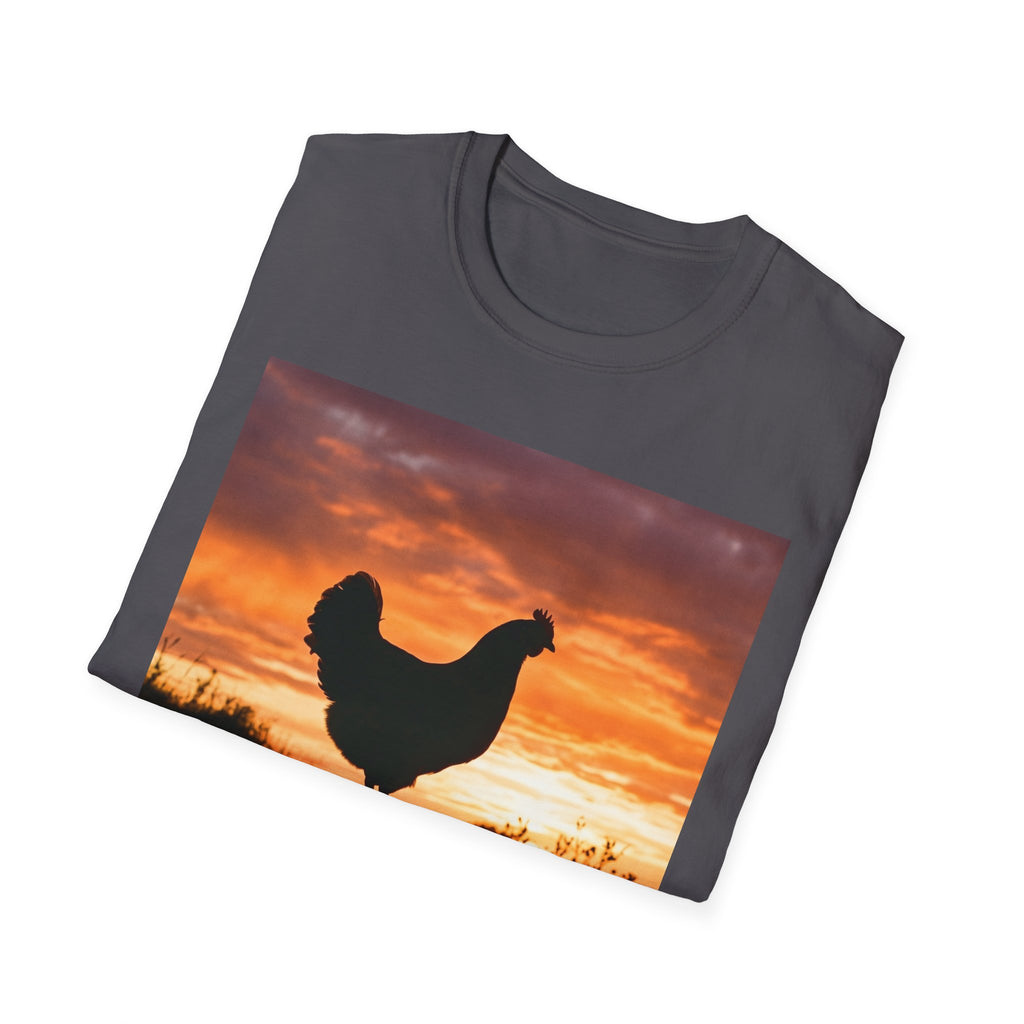 Hen Silhouette Fence T-Shirt