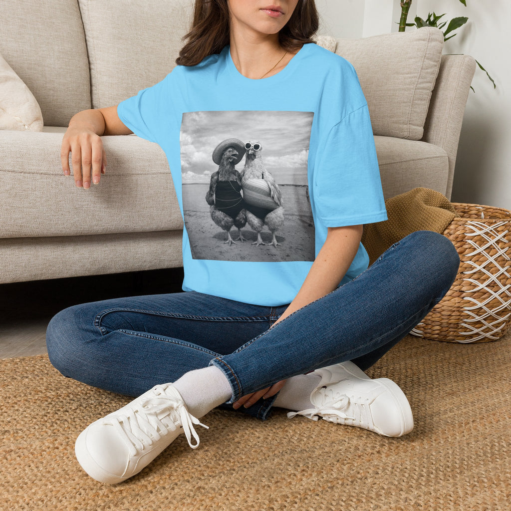 Day at the Beach B&W T-Shirt