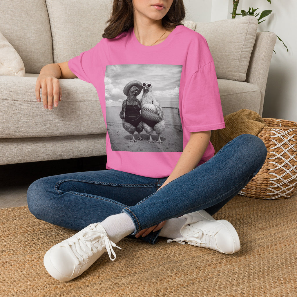Day at the Beach B&W T-Shirt