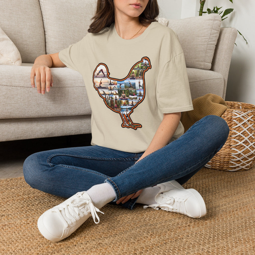 Hen Silhouette Yoga T-Shirt