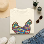 Hen Silhouette Cassettes V T-Shirt