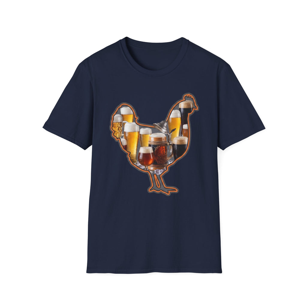 Hen Silhouette Beer T-Shirt