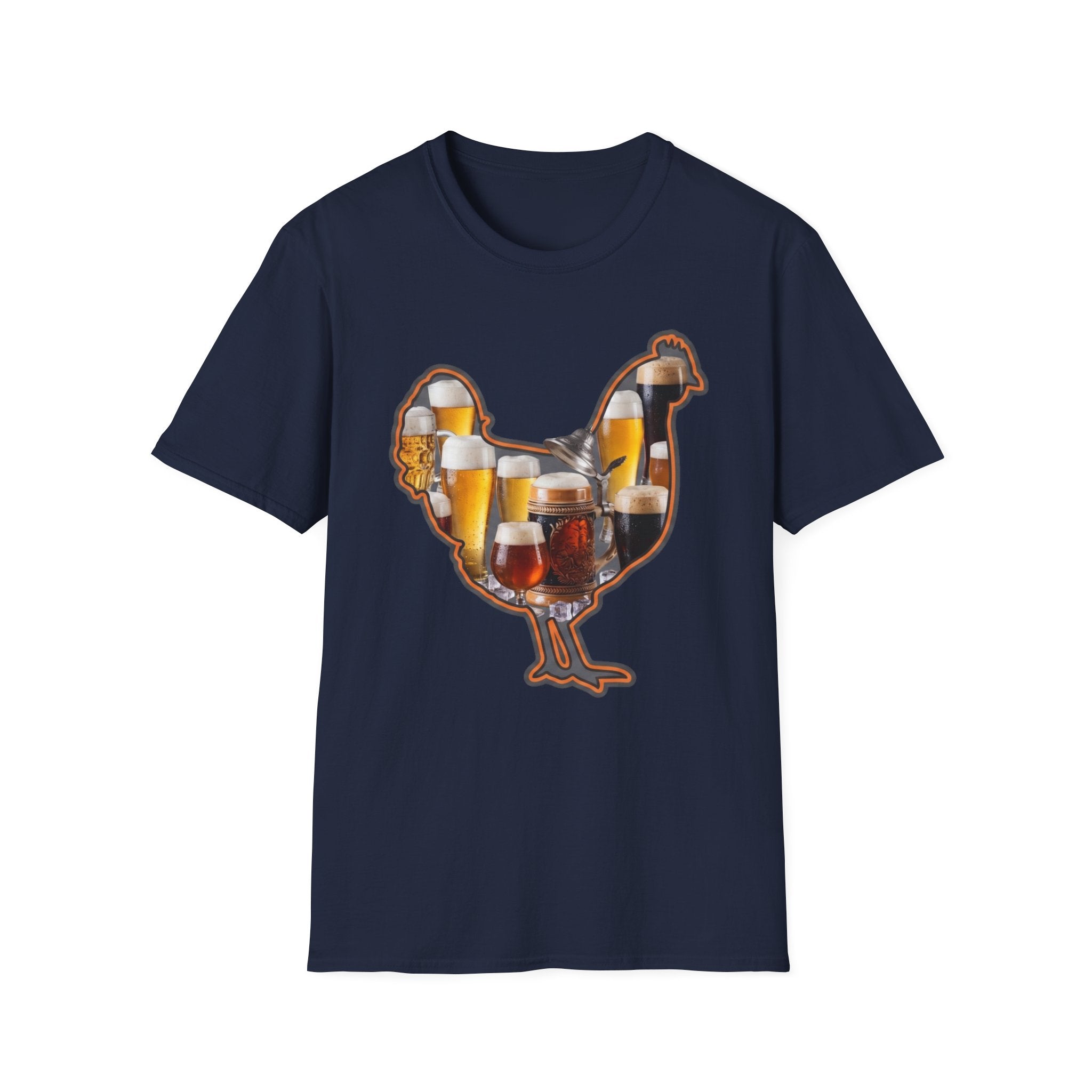 Hen Silhouette Beer T-Shirt