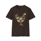 Hen Silhouette Books T-Shirt