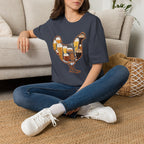 Hen Silhouette Beer V T-Shirt