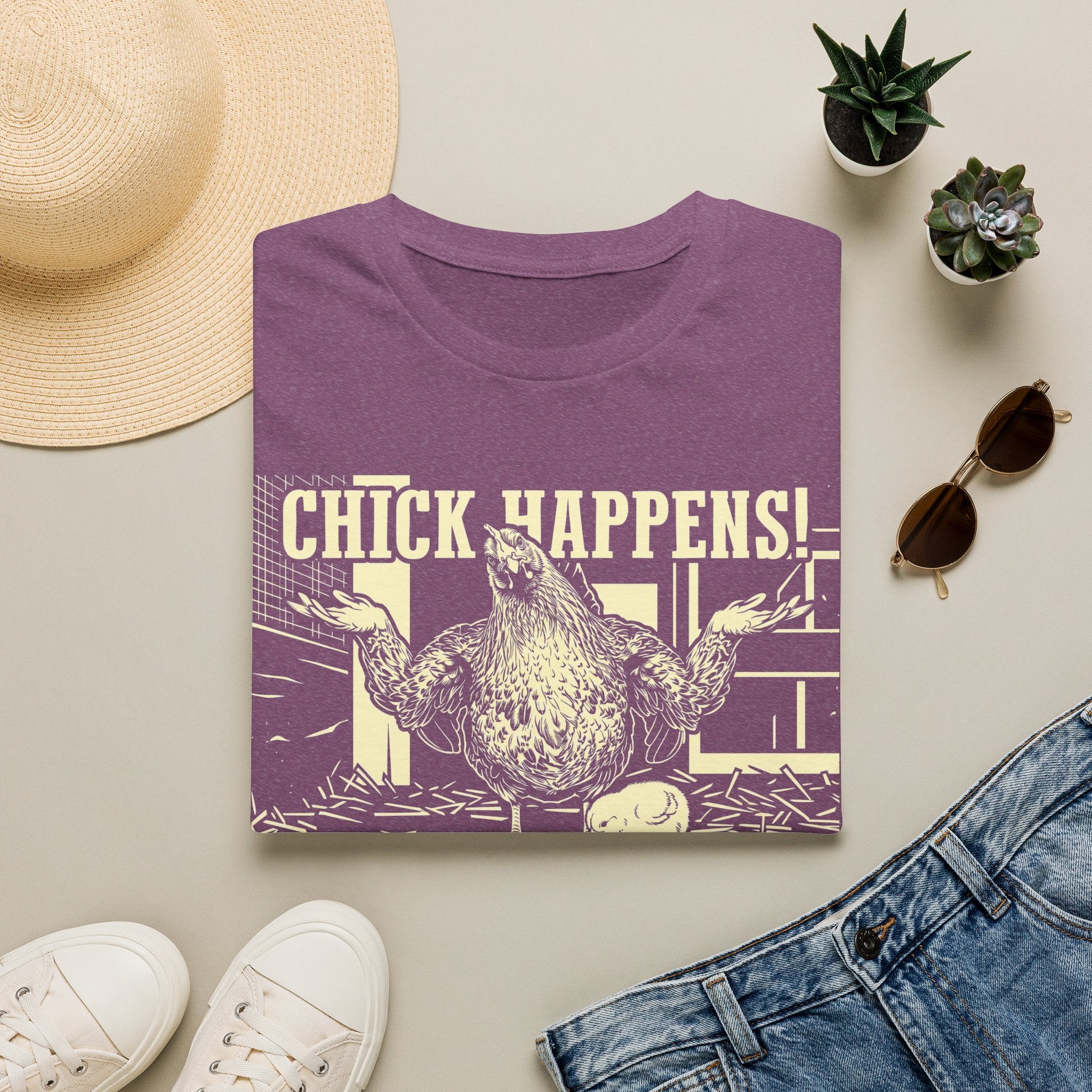 Chick Happens Light T-Shirt