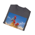3 Rooster Sunrise Mountain T-Shirt