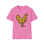 Hen Silhouette Sunflower T-Shirt