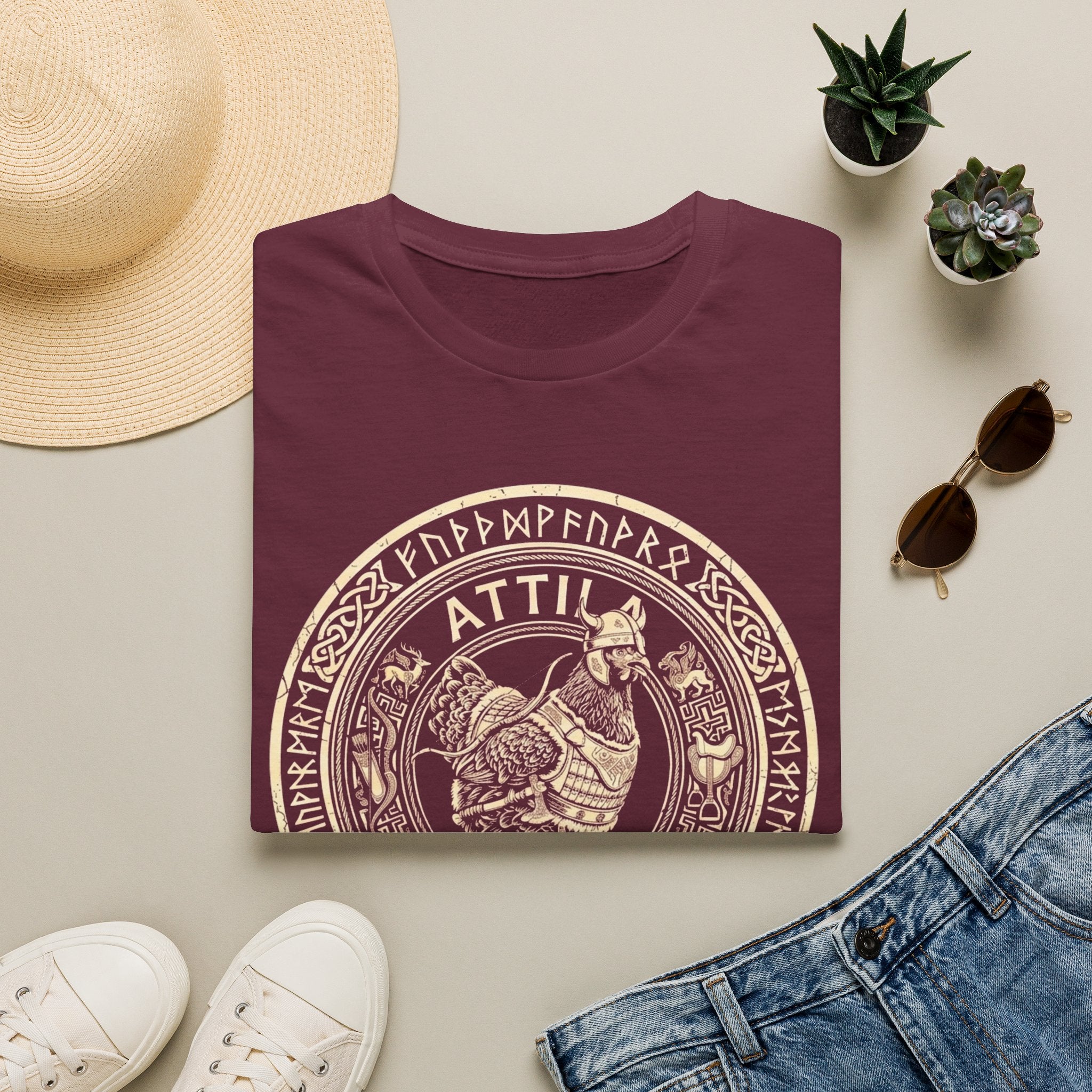 Atilla the Hen Mono T-Shirt