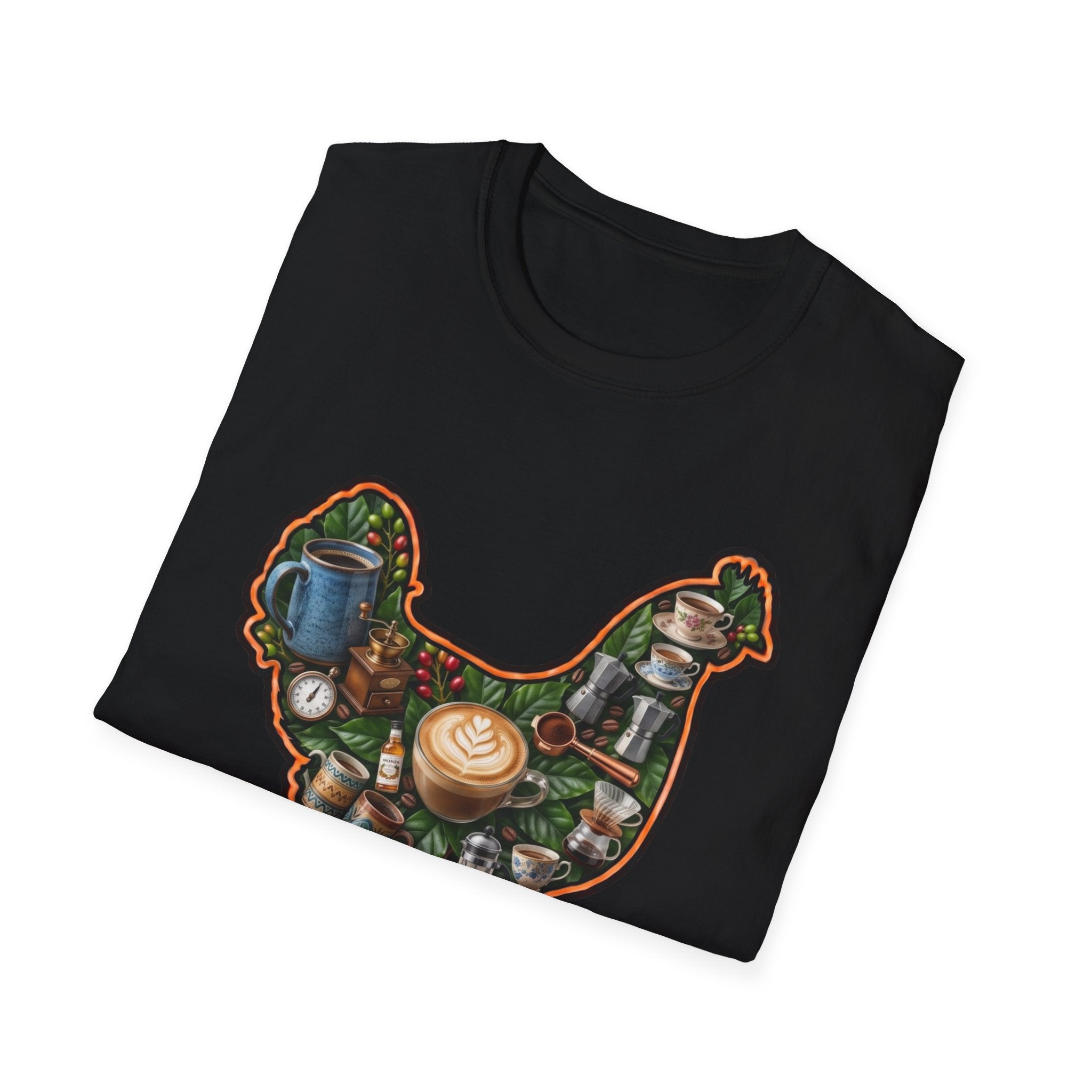Hen Silhouette Coffee T-Shirt