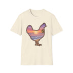 Hen Silhouette Beach V T-Shirt