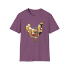 Hen Silhouette Beer V T-Shirt