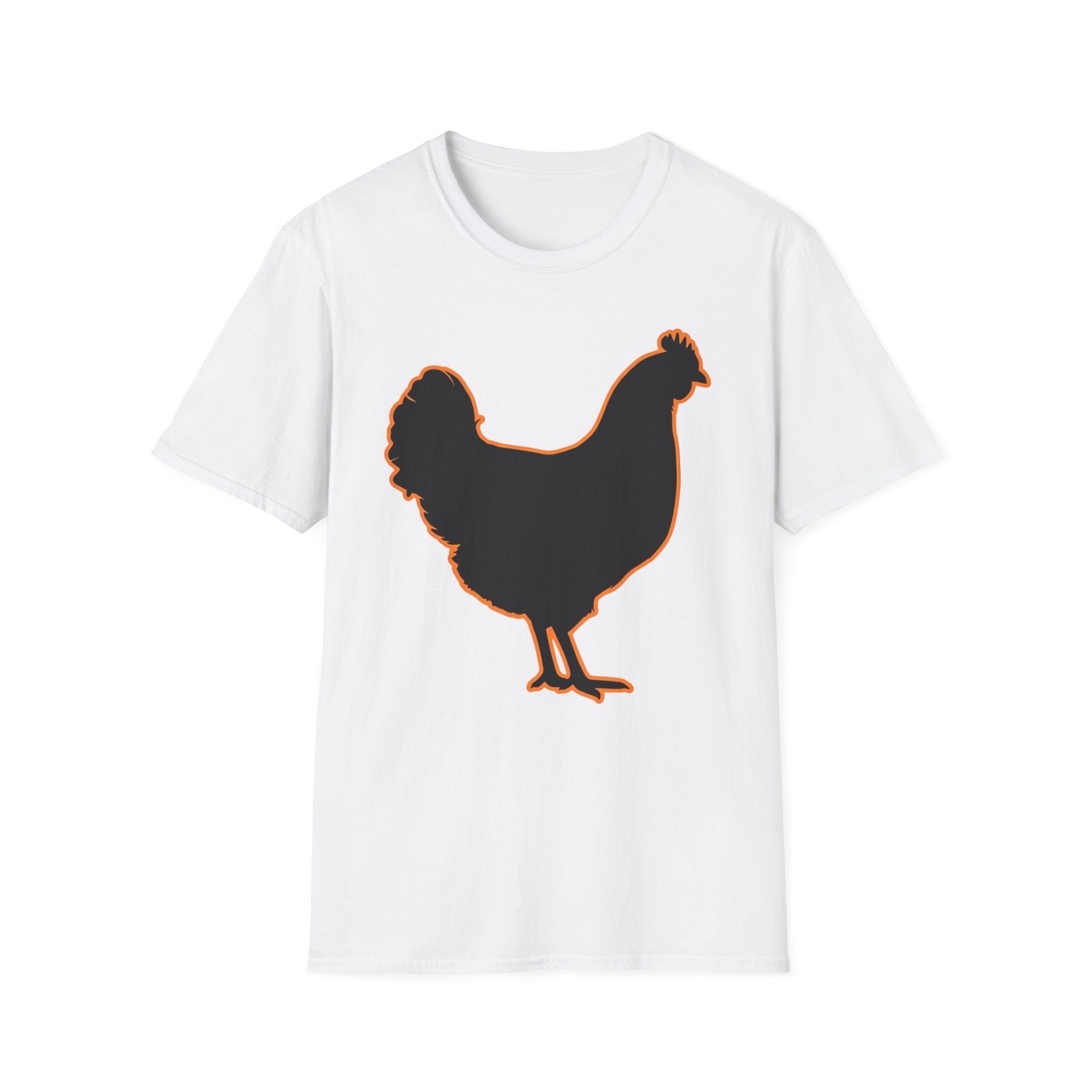 Hen Silhouette Black T-Shirt