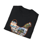Hen Silhouette Yoga V T-Shirt