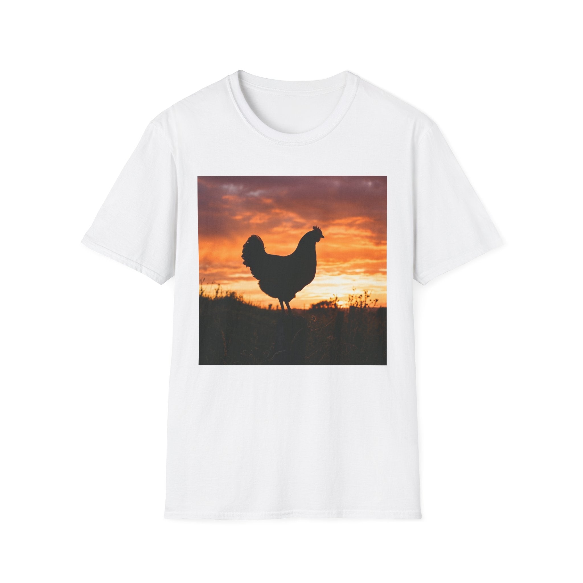 Hen Silhouette Fence T-Shirt