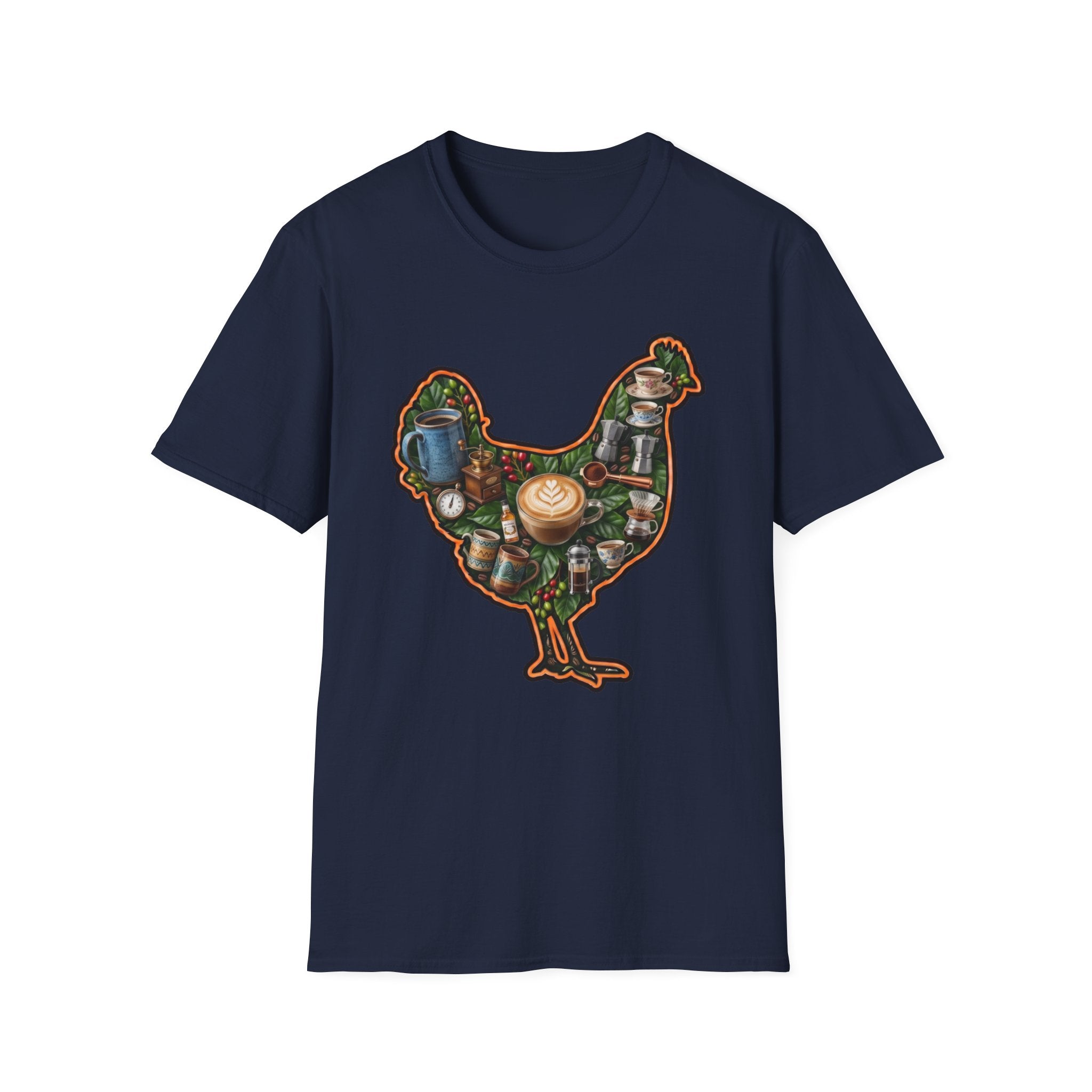 Hen Silhouette Coffee T-Shirt
