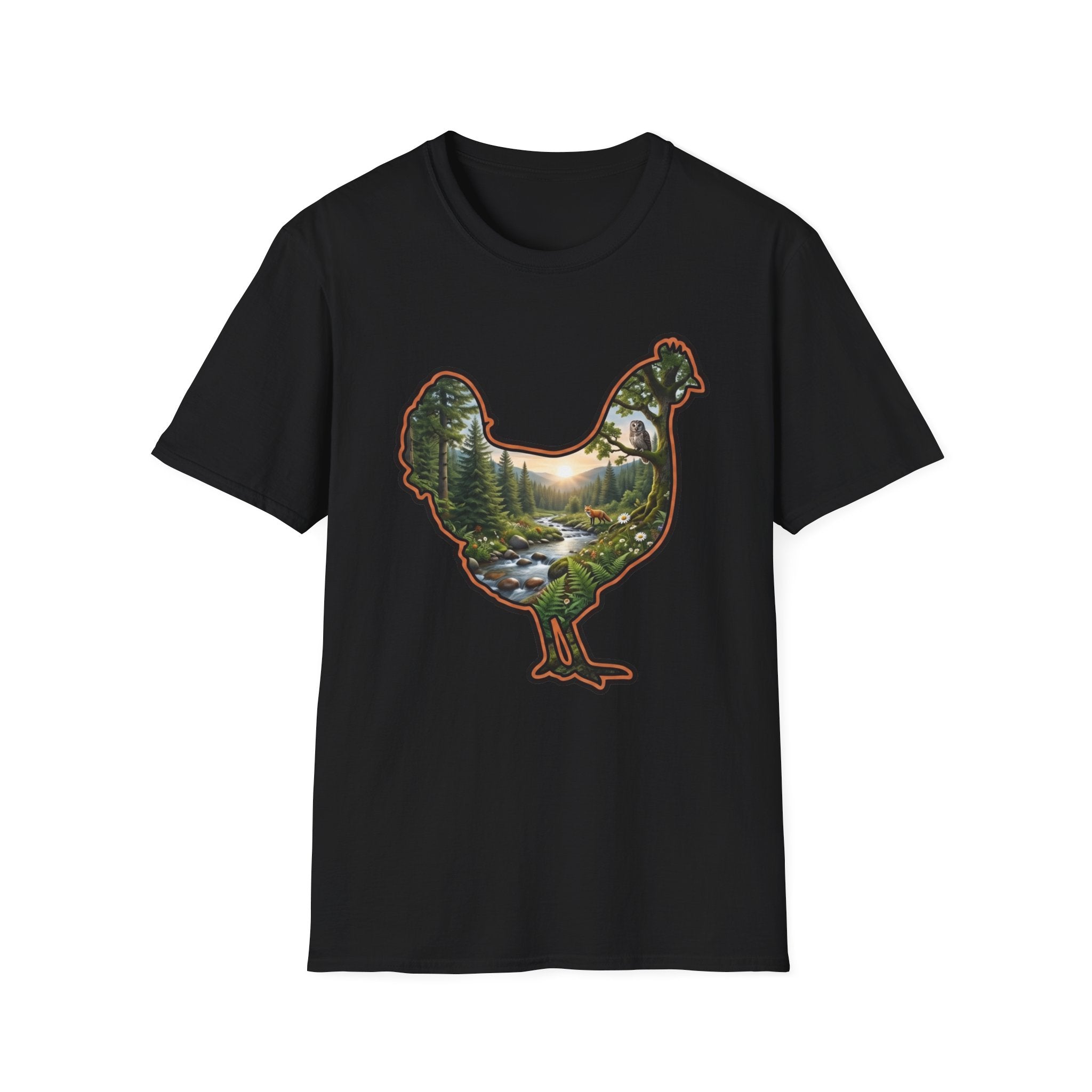 Hen Silhouette Nature T-Shirt