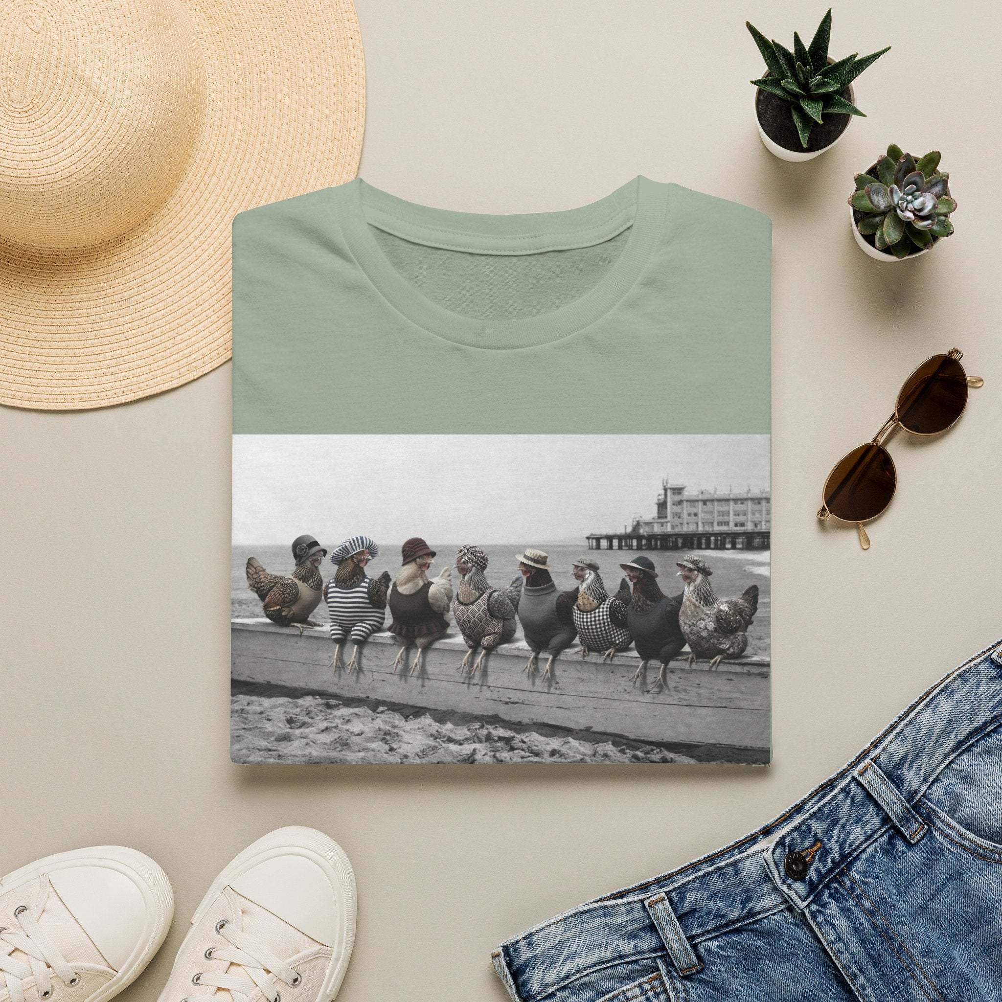 Beach Hens Sitting T-Shirt
